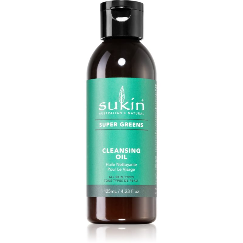 Sukin Super Greens делікатна очищуюча олійка для нормальної та сухої шкіри 125 мл