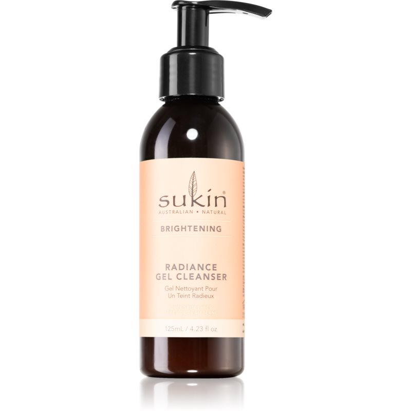 Sukin Brightening gel facial cleanser with moisturising effect 125 ml
