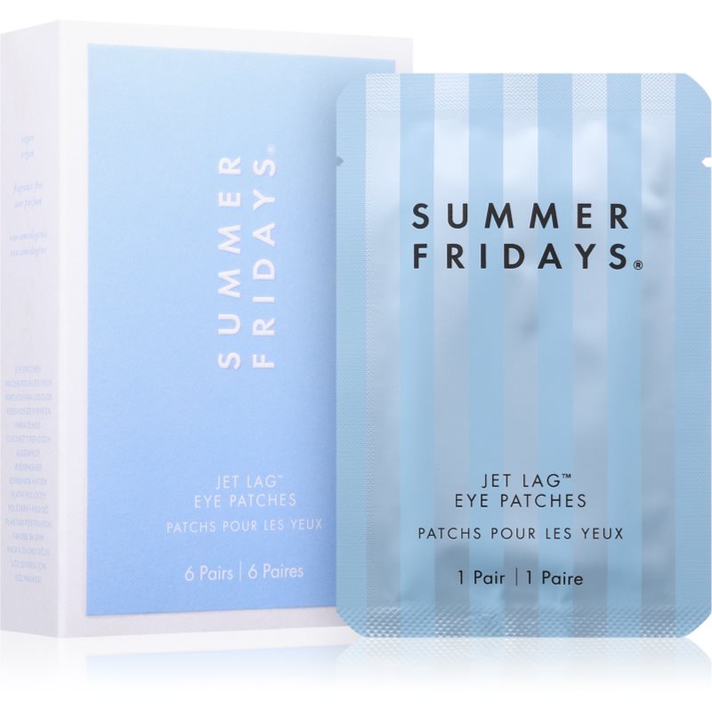 Summer Fridays Jet Lag Eye Patches hydrogelové polštářky na oční okolí 6x2 ks