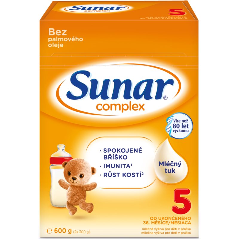 Sunar Complex 5 batolecí mléko 600 g