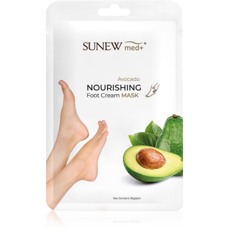 SUNEWMED+ Moisturising Foot Mask with Avocado Oil calzini idratanti per i piedi 1 paio
