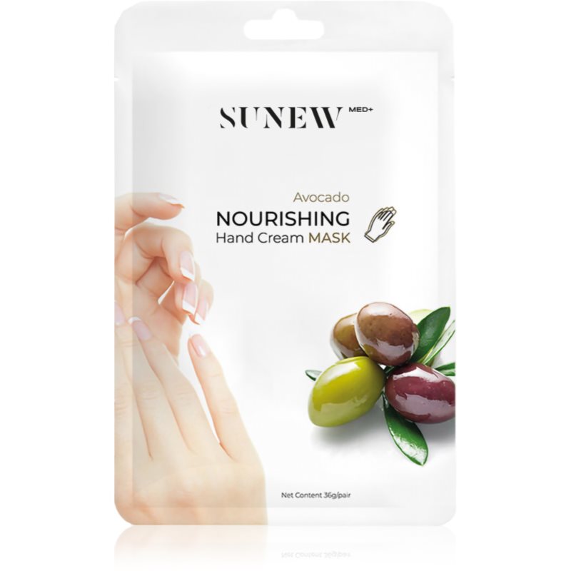 SUNEWMED+ Moisturising Hand Mask with Jojoba Oil and Olive Oil maschera idratante mani con olio d'oliva 1 paio