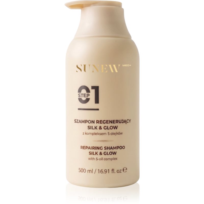 SUNEWMED  Silk & Glow Repairing Shampoo deeply regenerating shampoo 500 ml