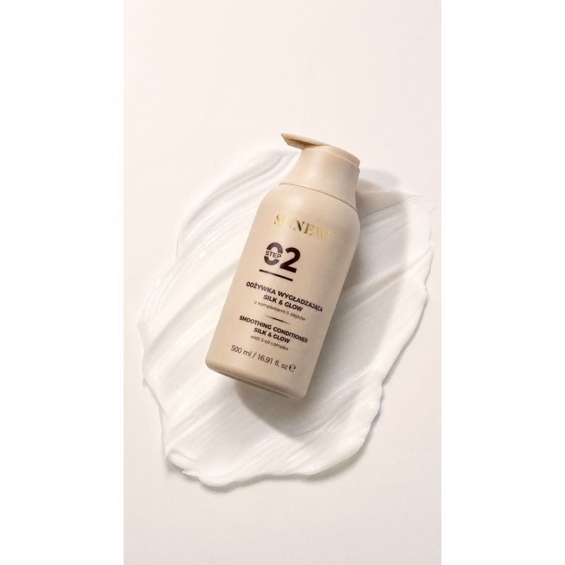 SUNEWMED+ Silk & Glow Repairing Conditioner vyhlazující kondicionér pro lesk a hebkost vlasů 500 ml (obrázek 3)
