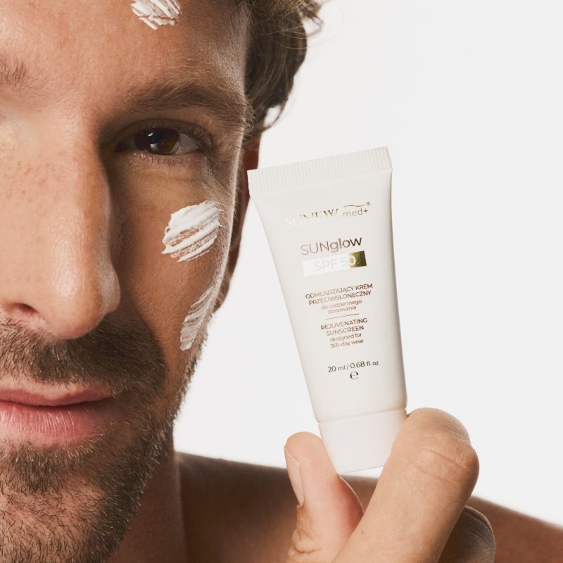 SUNEWMED+ SUNglow Anti-Aging Face Sunscreen SPF 50 Sonnencreme mit Verjüngungs-Effekt SPF 50 20 ml (Bild 3)
