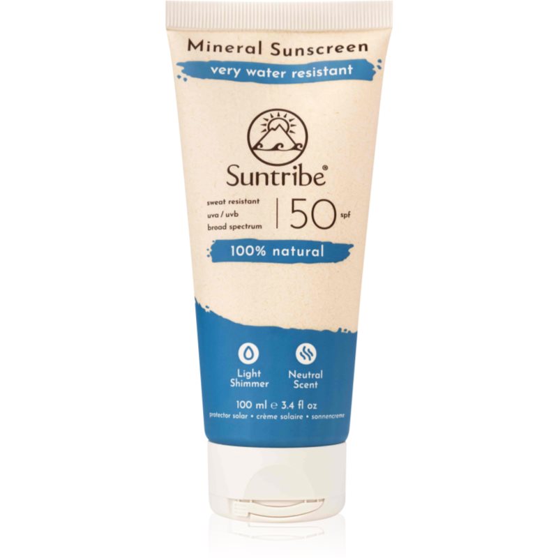 Suntribe Mineral Sunscreen mineralna zaščitna krema za obraz in telo SPF 50 100 ml