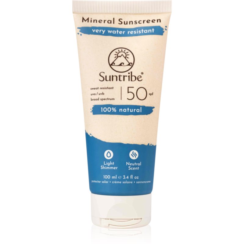 Suntribe Mineral Sunscreen minerální ochranný krém na obličej a tělo SPF 50 100 ml