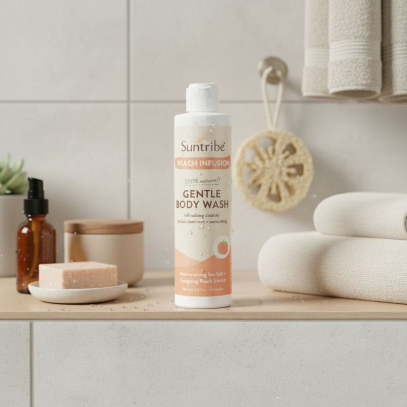Suntribe Gentle Body Wash jemný sprchový gel s broskvovým extraktem 200 ml (obrázek 3)