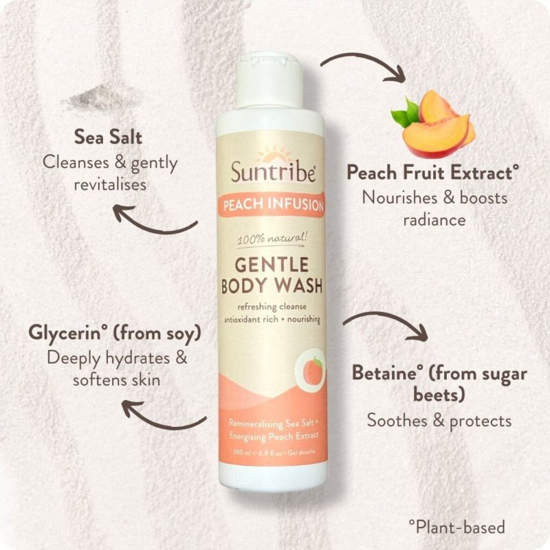 Suntribe Gentle Body Wash jemný sprchový gel s broskvovým extraktem 200 ml (obrázek 5)
