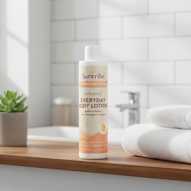 Suntribe Everyday Body Lotion Antioxidant Peach hydratační tělové mléko 200 ml (obrázek 3)