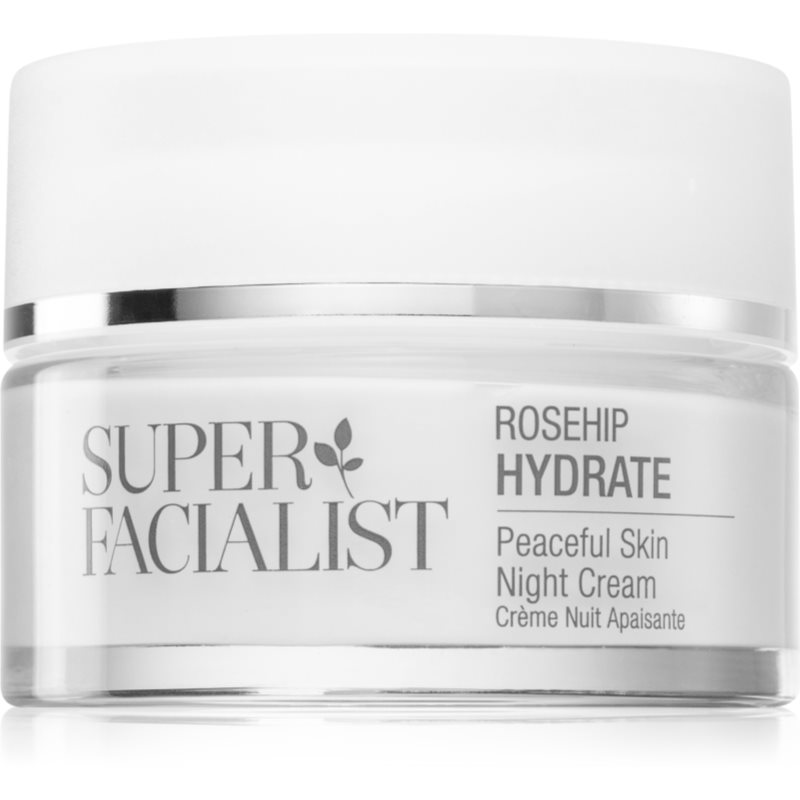 Super Facialist Rosehip Hydrate zklidňující noční krém s hydratačním účinkem 50 ml