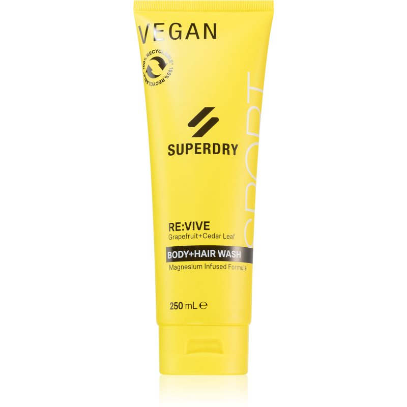 Superdry RE:vive Body And Hair Shower Gel For Men 250 Ml