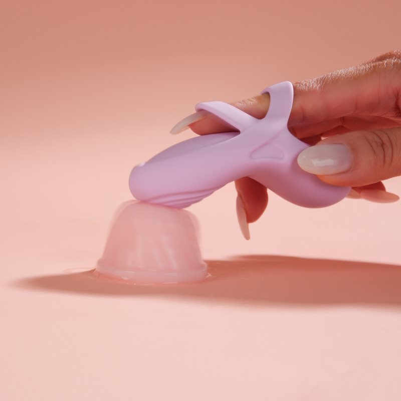 Svakom Echo 2 Flexible Finger Vibrator stimulátor klitorisu s návlekem na prst Pink 9.1 cm (obrázek 6)