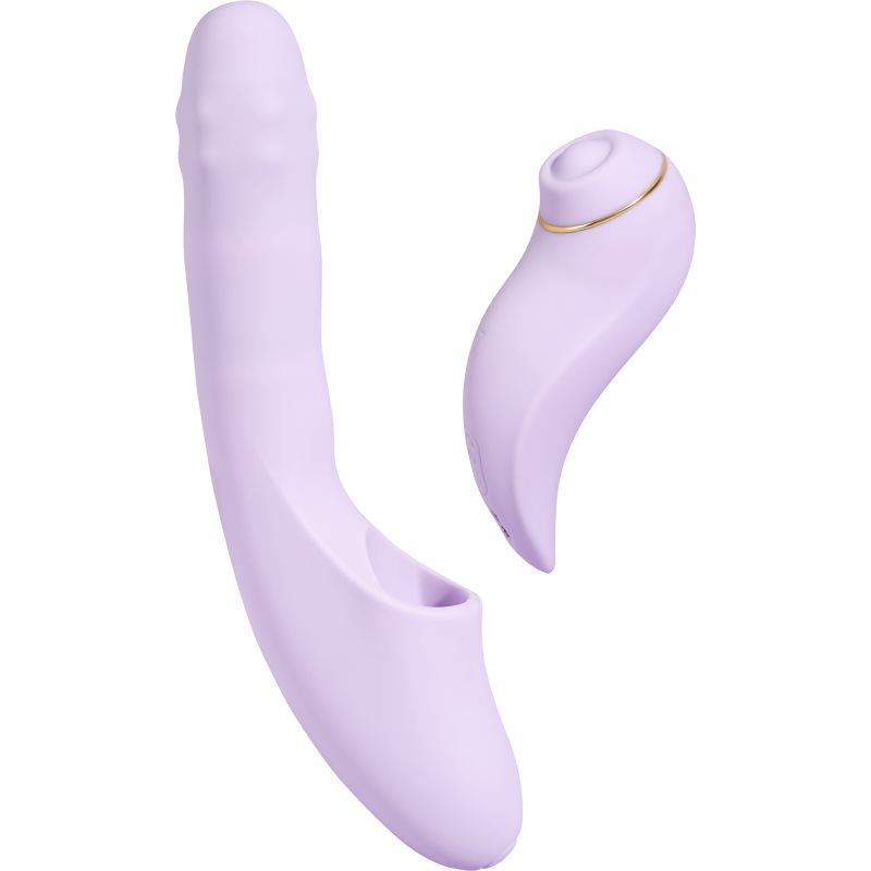 Svakom DuoGlow Thrusting Beaded With Pulsating Stimulator vibrátor se stimulátorem klitorisu 20.5 cm (obrázek 3)