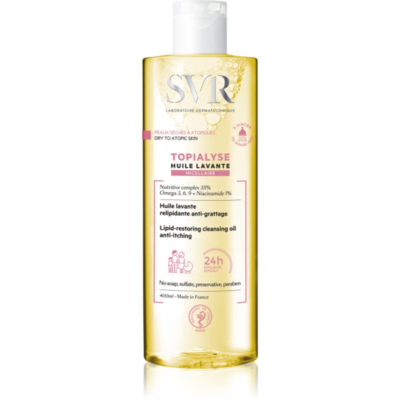 SVR Topialyse міцелярна олійка для очищення для сухої та атопічної шкіри 400 мл
