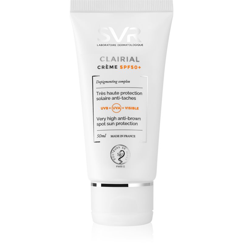

SVR Clairial захисний крем проти пігментних плям SPF 50