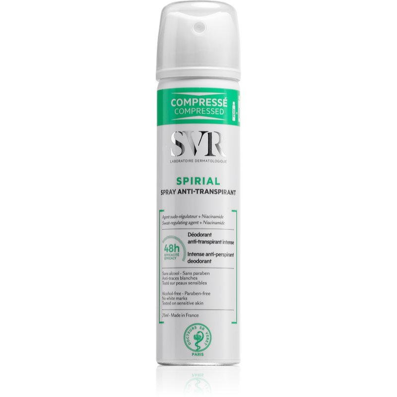 SVR Spirial antiperspirant v spreji so 48hodinovým účinkom 75 ml