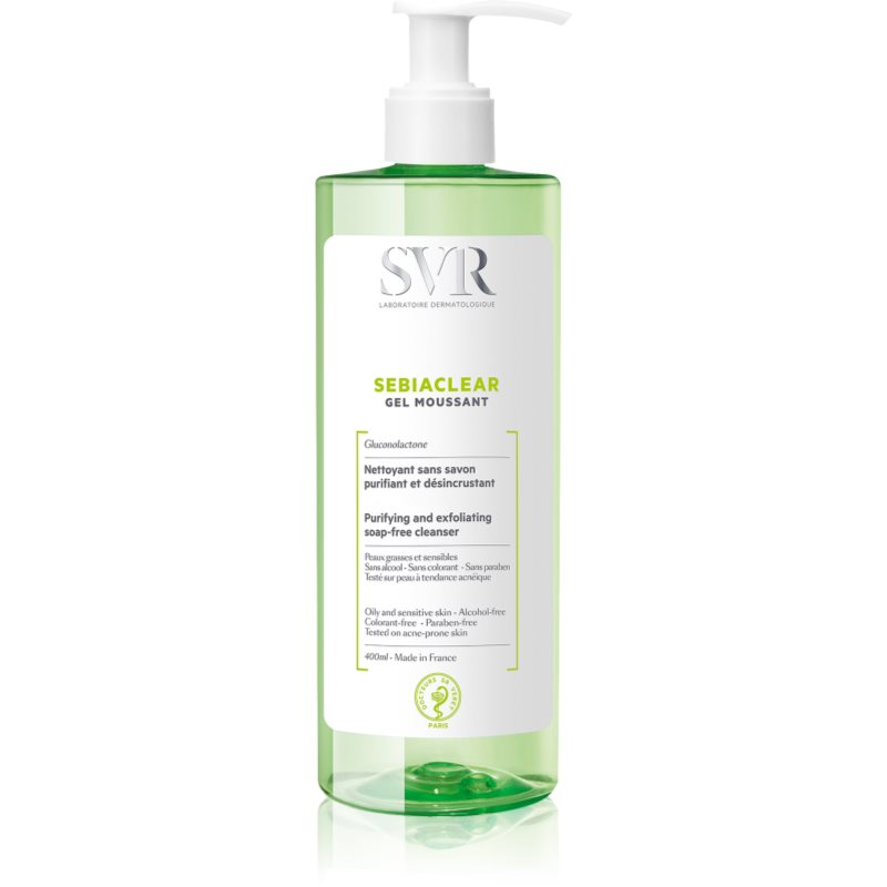 

SVR Sebiaclear Gel Moussant очищуючий пінистий гель для жирної та проблемної шкіри