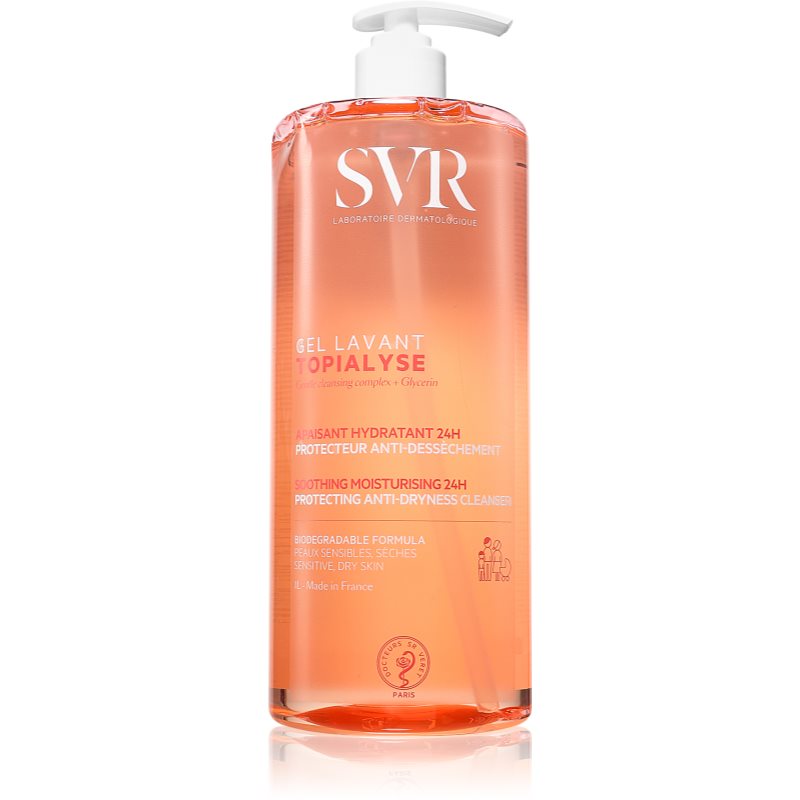 

SVR Topialyse очищуючий гель для сухої та чутливої шкіри