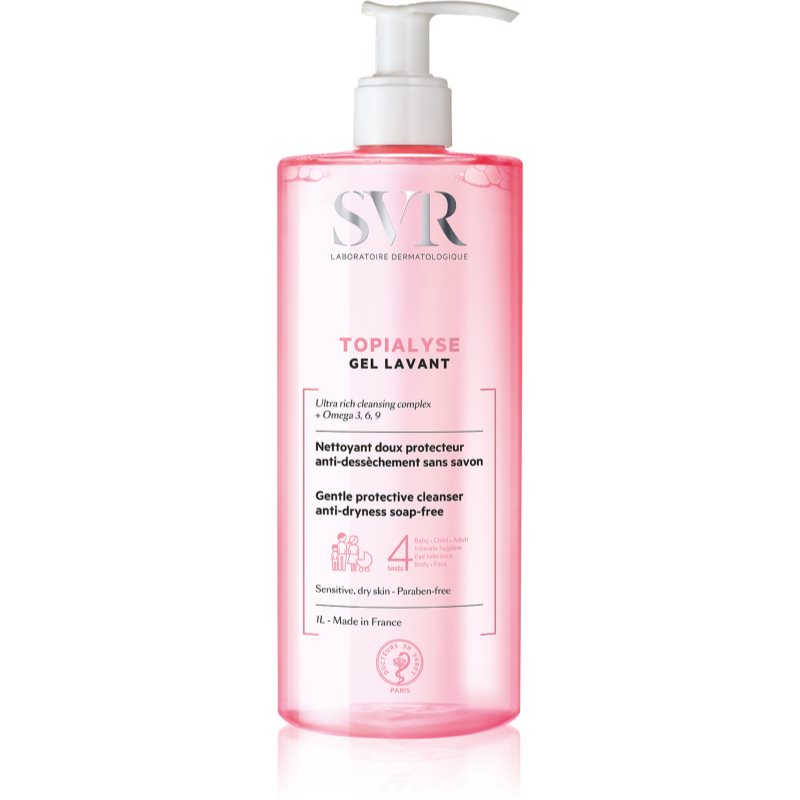 SVR Topialyse Cleansing Gel For Dry and Sensitive Skin 1000 ml

