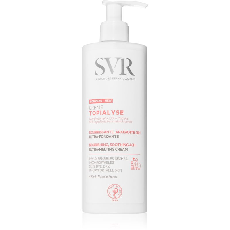 SVR Topialyse Intensive Nourishing Cream For Sensitive Skin 400 Ml