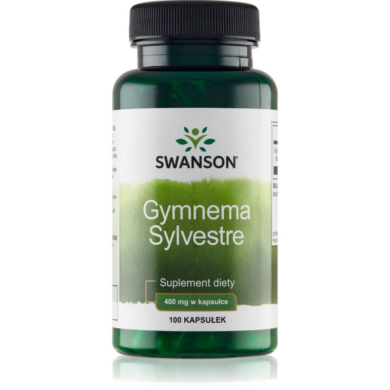 Swanson Gymnema Sylvestre kapsułki do utrzymania prawidłowego stężenia cukru we krwi 100 caps.