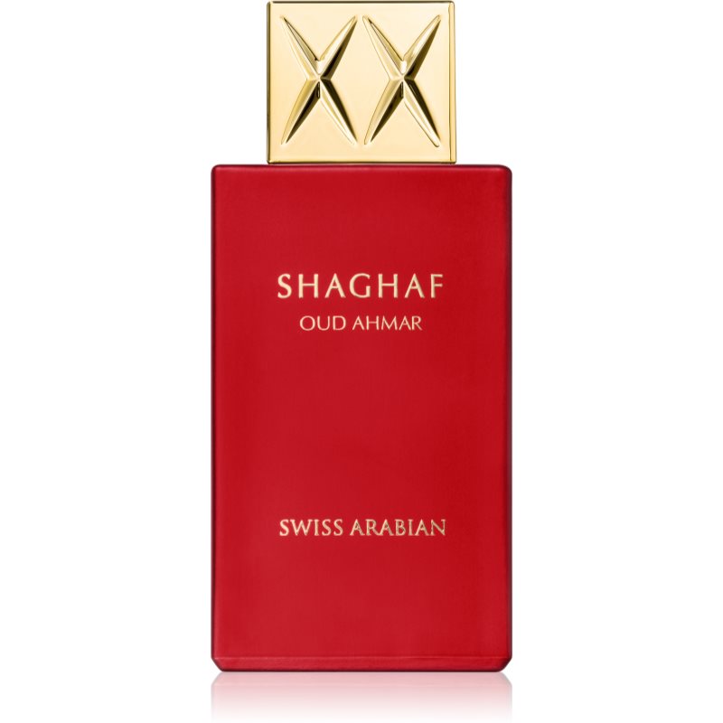Swiss arabian shaghaf oud ahmar eau de parfum unisex 75 ml
