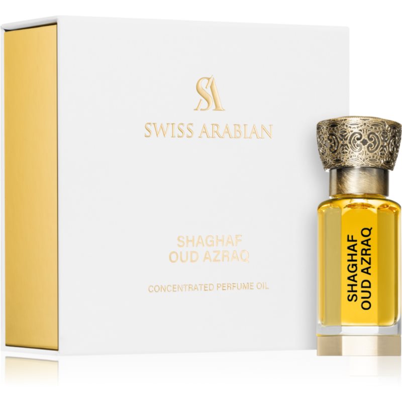 Swiss Arabian Shaghaf Oud Azraq Huile Parfumée Mixte 12 Ml