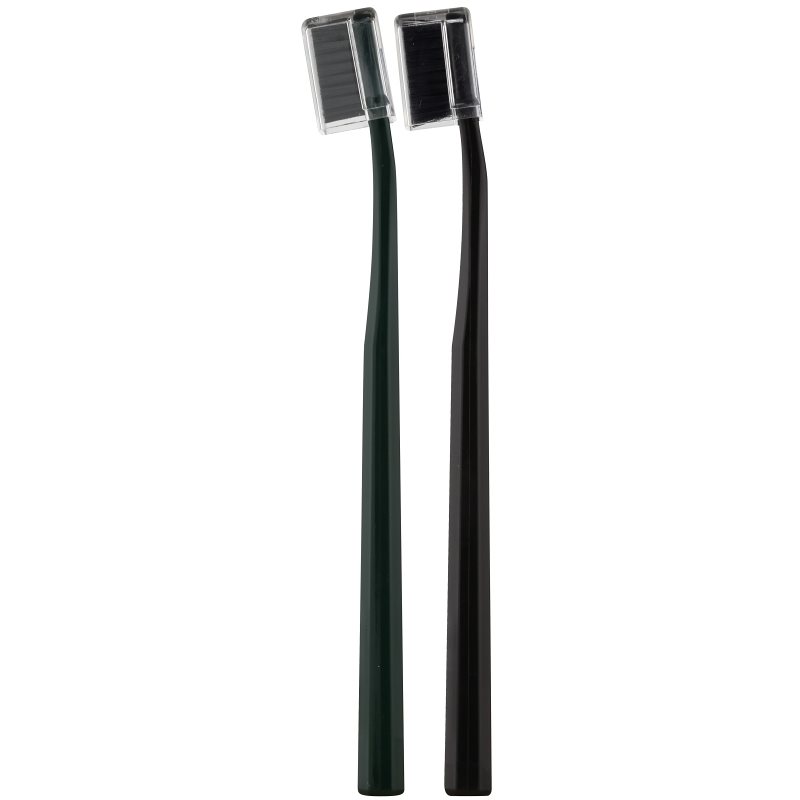 

Swiss Smile Herbal Bliss зубні щіточки soft 2 шт Black & Polo Green