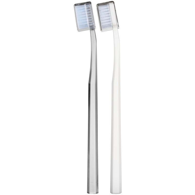 

Swiss Smile Snow White зубні щіточки medium 2 шт White & Transparent
