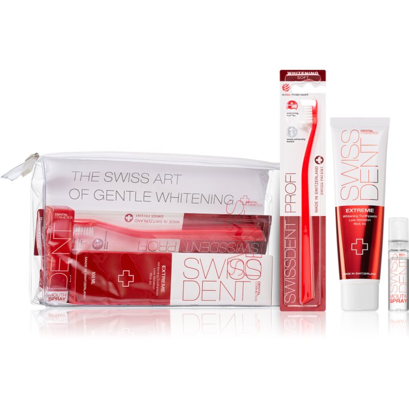 Swissdent Extreme Promo Kit Dental Care Set (for Gentle Teeth Whitening And To Protect Enamel)