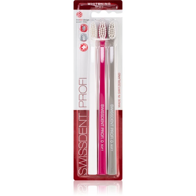 

Swissdent Profi Whitening зубні щіточки soft 3 шт