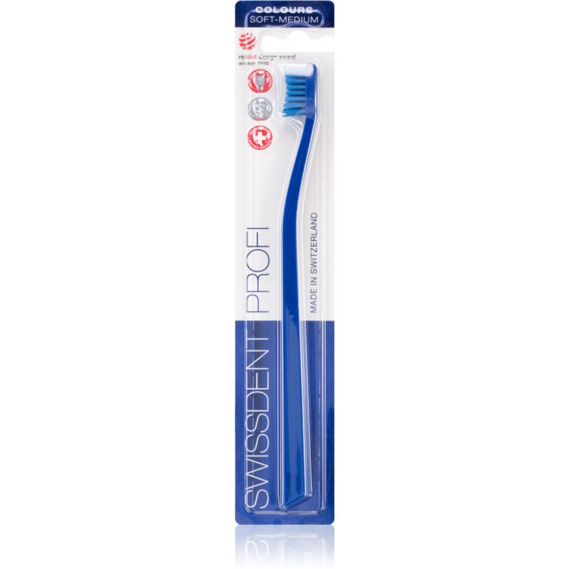 Swissdent Profi Colours Single зубна щітка м'яка - середньої жорсткості 1 кс