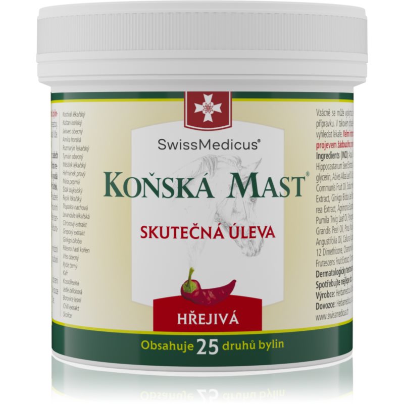 SwissMedicus SwissMedicus Koňská mást hřejivá αλοιφή με θερμαντική δράση 250 ml