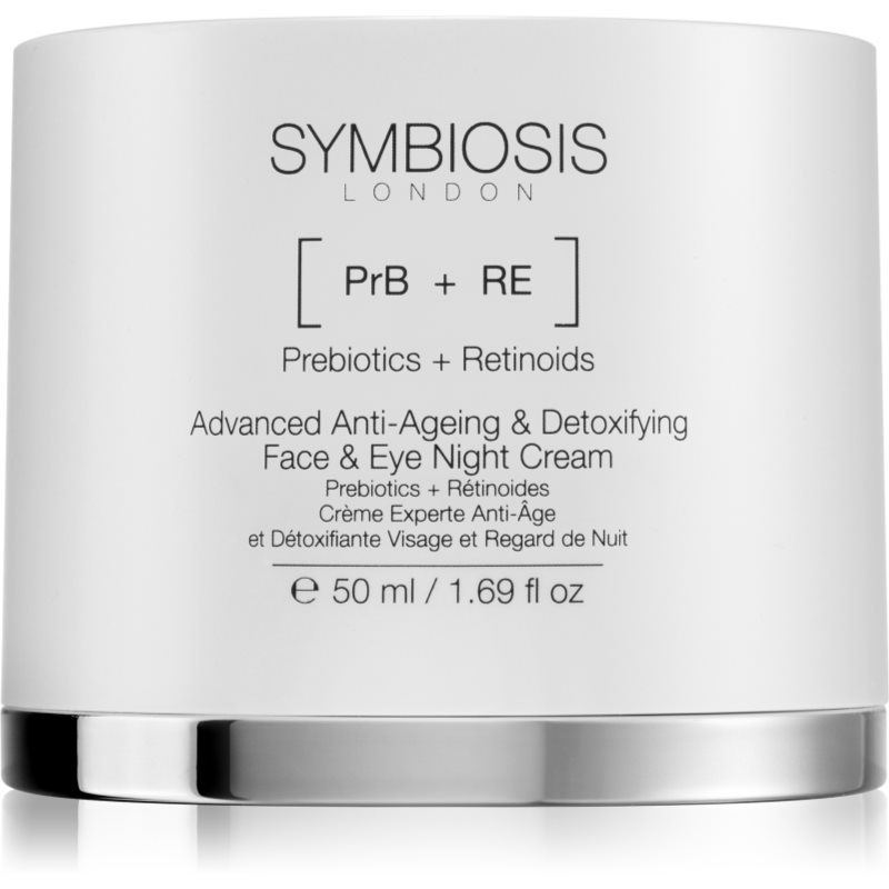 Symbiosis London Anti-Ageing & Detoxifying light night cream for face and eyes 50 ml
