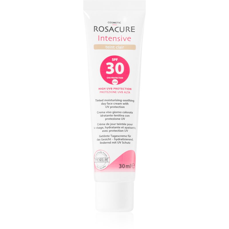 Synchroline Rosacure Intensive Getinte Emulsie voor Gevoelige Huid met Neiging tot Roodheid SPF 30 Tint Clair 30 ml