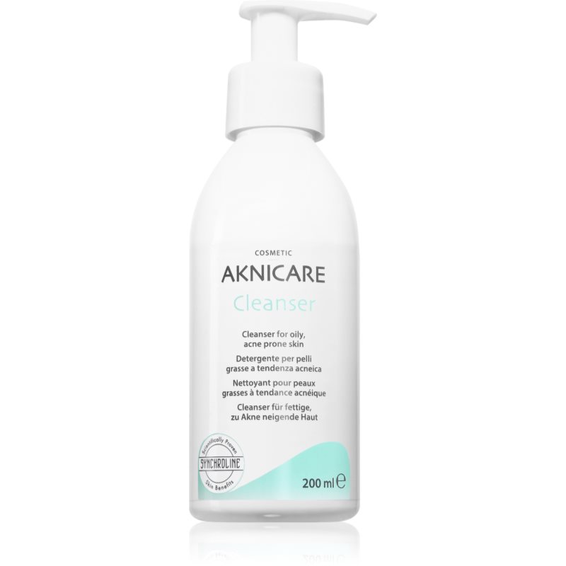 Synchroline Aknicare Cleanser čistiaci gél pre redukciu kožného mazu pre problematickú pleť, akné 200 ml