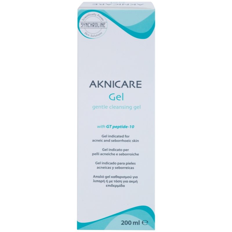 Synchroline Aknicare Aknicare очищуючий гель для шкіри, ураженої себорейним дерматитом та акне 200 мл
