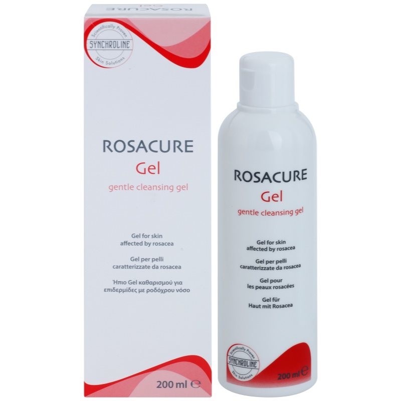 Synchroline Rosacure м'який очищуючий гель для чутливої шкіри схильної до почервонінь 200 мл