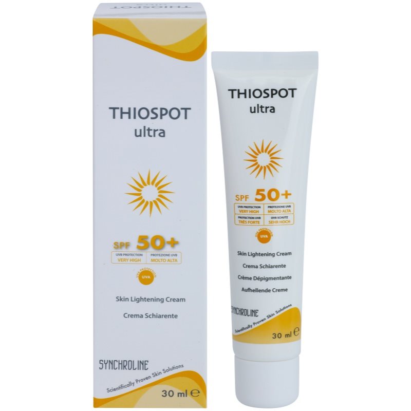 Synchroline Thiospot Ultra освітлюючий крем для шкіри з гіперпігментацією SPF 50+ 30 мл