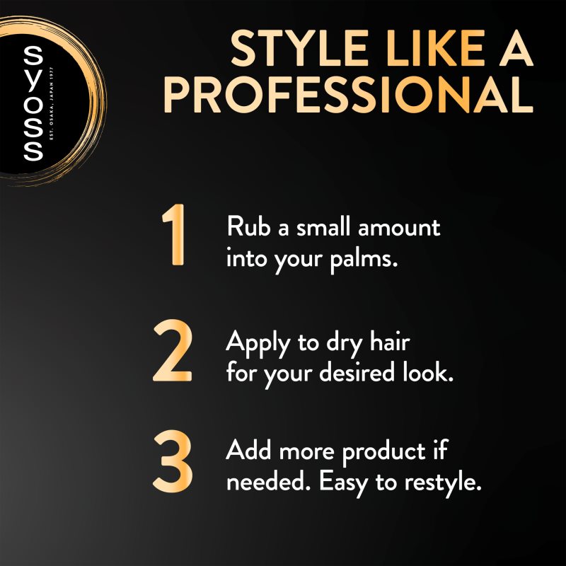 Syoss Matt Fiber mattifying styling paste for hold and shape 100 ml