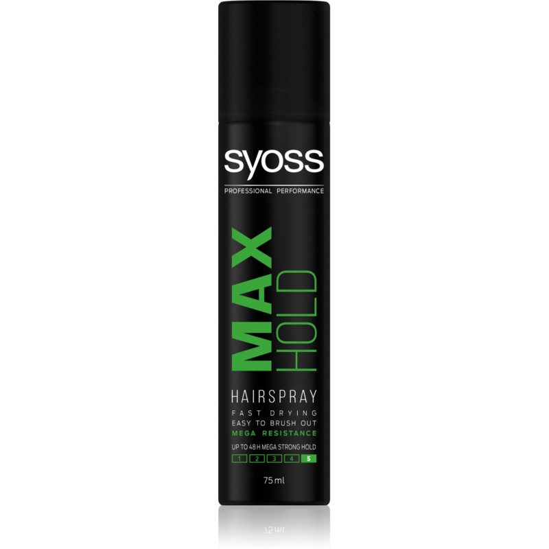 Syoss Max Hold лак для волосся екстра сильної фіксації Mini 75 мл