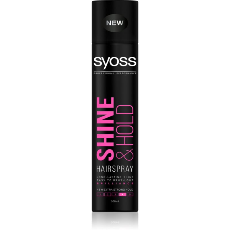 E-shop Syoss Shine & Hold lak na vlasy pro lesk 300 ml