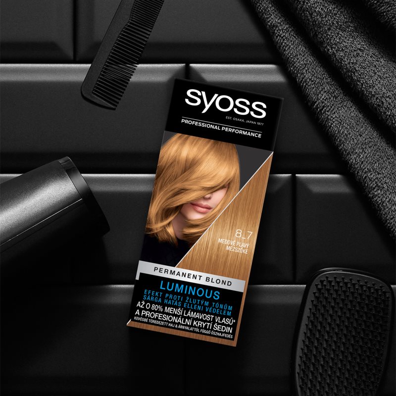 Syoss Color перманентна фарба для волосся відтінок 8-7 Honey Blond 1 кс