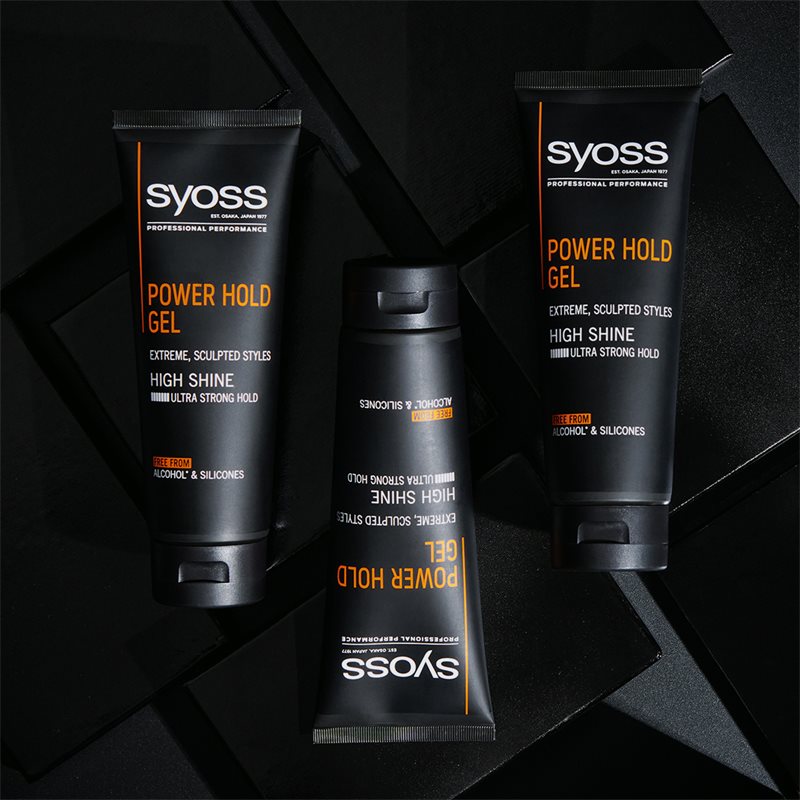 Syoss Men Power Hold Shaping Gel With Extra Strong Hold 250 Ml