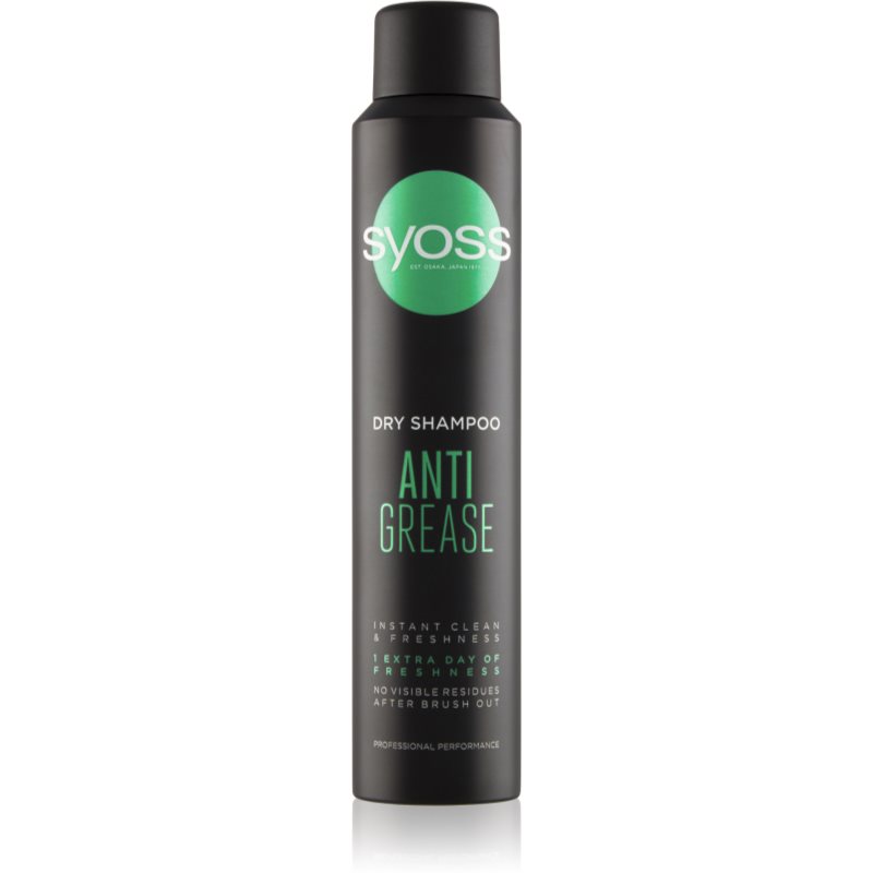Syoss Anti Grease sausasis šampūnas itin greitai susiriebaluojantiems plaukams 200 ml