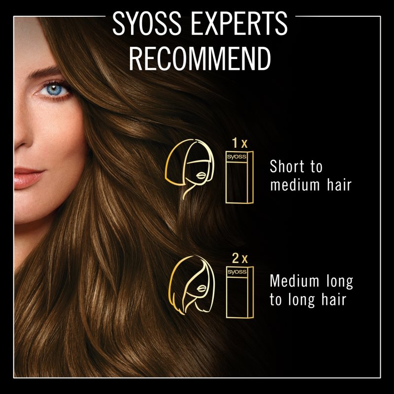 Syoss Oleo Intense Permanent Hair Dye With Oil Shade 4-60 Gold Brown 1 Pc