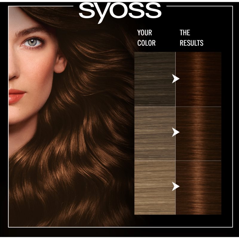 Syoss Oleo Intense Permanent Hair Dye With Oil Shade 4-18 Mokka Brown 1 Pc