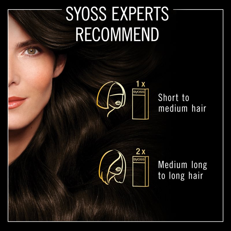 Syoss Oleo Intense Permanent Hair Dye With Oil Shade 2-10 Black Brown 1 Pc