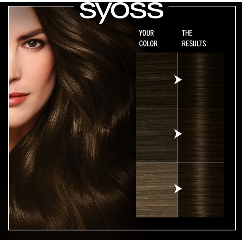 Syoss Oleo Intense Permanent Hair Dye With Oil Shade 3-10 Deep Brown 1 Pc